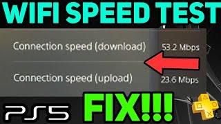 PS5 WIFI SPEED TEST  EASY FIX! (Fast Solution)