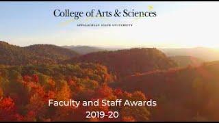 App State CAS Faculty and Staff Awards 2019-20 Short