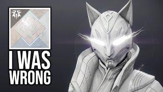 I WAS WRONG ABOUT THIS SHADER! NEW Full White Shader! - Destiny 2 Revenant