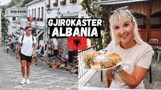 ALBANIA'S Most BEAUTIFUL City?! Exploring Gjirokaster and Eating Local Foods!