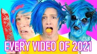 EVERY ROBBY VIDEO OF 2021 | HUGE ROBBY DIYS, PRANKS AND HALLOWEEN MAKEUP COMPILATION (part 2)