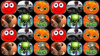 Standoff 2, Bubbu, Red Ball 4, Plants vs Zombies 2, Racing Limits, Zombie Tsunami