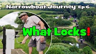 411. Narrowboat Journey - Watford Locks Again - Part Six