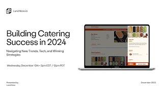 Building Catering Success in 2024