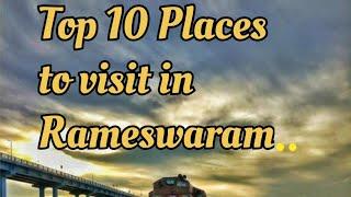 Top 10 Places to visit in Rameswaram || Tourist places in Rameswaram || INDIA || #shorts #ramsetu