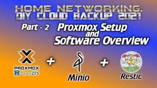 DIY Cloud Backup 2021 - Part 2 - Proxmox Install | Software used