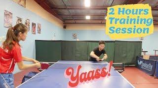 2 Hours Table Tennis Training Plan for Intermediate & Advanced Players