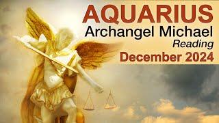 AQUARIUS ARCHANGEL MICHAEL READING "HERE COMES THE SUN! A STORM IS PASSING" December 2024 #tarot