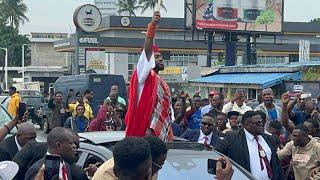 WATCH THE TRIUMPHANT ENTRY OF DAVIDO TO HIS WEDDING CEREMONY