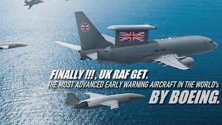 Boeing prepare delivery of the UK’s first E 7 Wedgetail Early Warning Aircraft to Royal Air Force