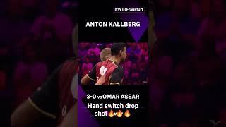 What a drop show by anton kallberg #rally #pingpong #tabletennis #sports