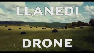 Drone flying over Llanedi - Carmarthenshire.