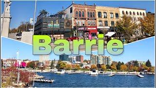 [4K]  BARRIE, Ontario  | Downtown | 4K Walking Tour