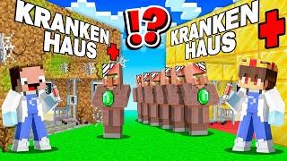 Billy ARM vs Semlaki KRANKENHAUS Bau Challenge in Minecraft!