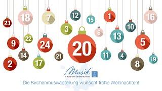 Das 20. Türchen des "Musikalischen Adventskalenders 2024" der Gebietskirche Nord- und Ostdeutschland