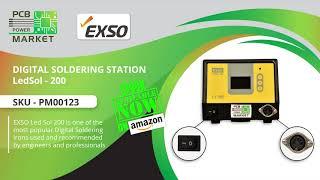 EXSO Digital Temperature Controlled Soldering Station - LedSol 200