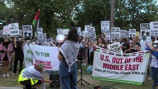 UF pro-Palestinian groups join students accross the country protesting war in Gaza