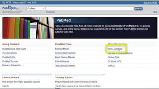 Searching PubMed with MeSH