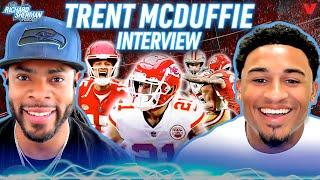 Trent McDuffie on Chiefs Super Bowls vs. 49ers & Eagles, Patrick Mahomes aura | Richard Sherman NFL