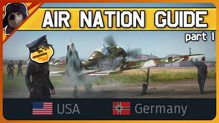 Air Nations in War Thunder EXPLAINED: Part 1 - USA & Germany | War Thunder Plane Countries Guide