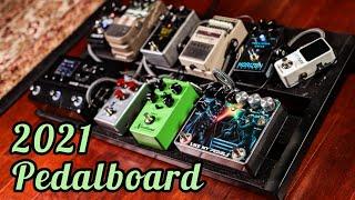 What's on my Pedalboard 2021! Line 6 HX Stomp J Rockett Archer Nordland ODR C MXR Reverb