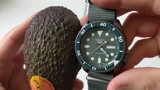 Seiko 5 Sports "avocado" unboxing and review (SRPD77K1)