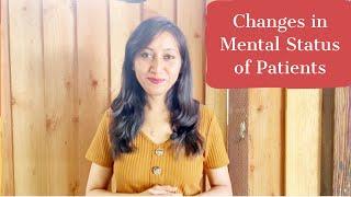 Changes in Mental status | Signs when patient is actively Dying | Hospice Volunteering