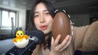 ASMR EASTER TRIGGERS - chocolate  tapping