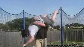 WWE Trampoline Wrestling Moves Part 2