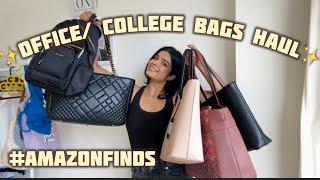 Office and College Bags from Amazon! Bags Haul & review  #amazonfinds #haul