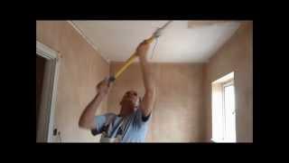 Painting & Decorating,How to base coat a  new plastered  ceiling