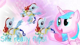 SHE REALLY FLIPS!!! My Little Pony: The Movie flip and whirl pirate rainbow dash review