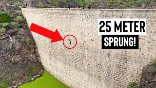 Cliff Jump off 25 METER Dam | Parkour in GRAN CANARIA with @Phatofficial @Freerunningschlappen  