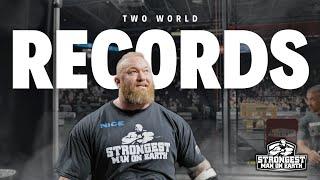 TWO WORLD RECORDS BROKEN | HAFTHOR BJORNSSON