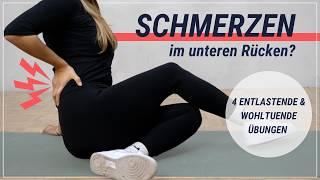 Schmerzen unterer Rücken? Diese 4 Übungen entlasten spürbar!