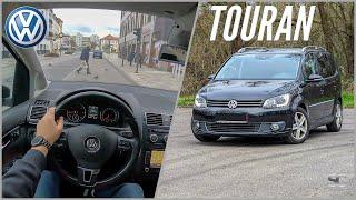 2012 VW Touran Highline [2.0 TDI | 140HP] - POV City Test Drive | Sound