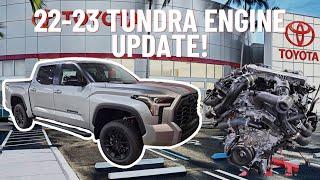 22-23 TUNDRA ENGINE RECALL UPDATE: TOYOTA ISSUED OUT A TECH TIP!