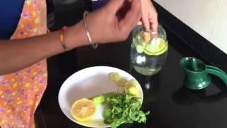 Neena Sharma shows us the simple way to infusing water with good health