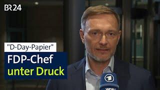 "D-Day-Papier": FDP-Chef Christian Lindner unter Druck | BR24