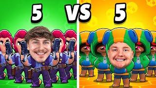 BRAWLER ALÉATOIRE EN 5 Vs 5 !! (Contre Graphyx)