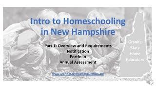 Intro to Homeschooling Part 1 -- Overview and Requirements Updated 2022