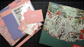 HSN Autoship Haul: Crafter's Companion Layout Collection #5 and Seasonal Craft Box #4 Unboxing!