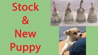 Look At Stock  Lladro Spanish Porcelain  & Sandras Puppy Dog