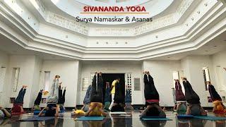 Surya Namaskar & Asanas - Sivananda Yoga 40 mins