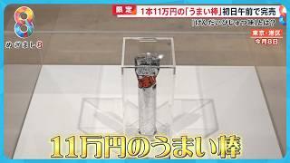 【限定】1本11万円の｢うまい棒｣初日午前中で完売 “げんだいびじゅつ味” とは？【めざまし８ニュース】