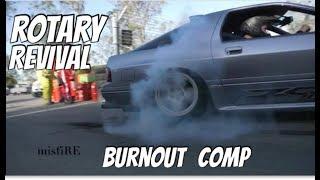 ROTARY revival burnout competition 2019 rx7 500hp Bridgeport