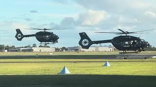 Western Australian police airwing, POLAIR 61 and POLAIR 62 H145D3’s approach and landing