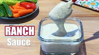 Best Homemade Ranch Sauce Recipe (Dip and Dressing)