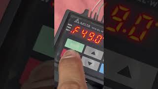 Delta VFD-EL-W AC motor driver test run || HarishGizmo || AC VFD || VFD #vfd #delta