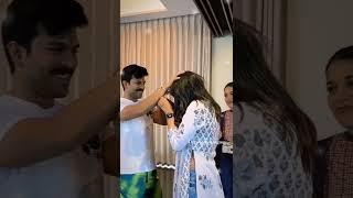 Raksha bhandan celebration in ramcharan konidela tie the raki NIHARIKA KONIDELA with his brother